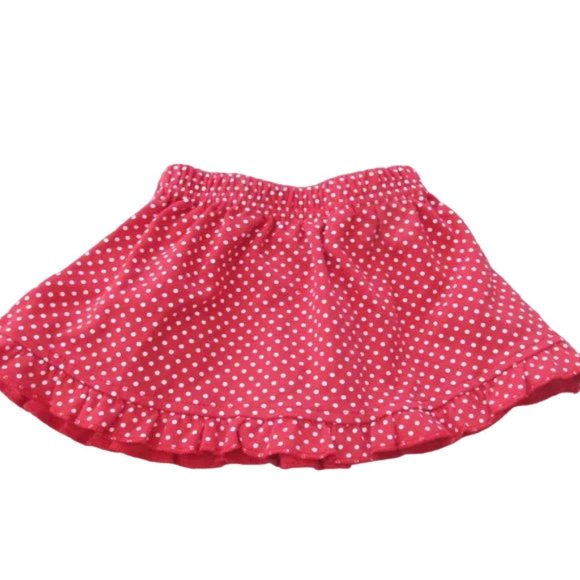 Sesame Street Pull On Skirt Infant Girls‎ Size 3-6M Red White Polka Dot Elastic - Picture 1 of 2